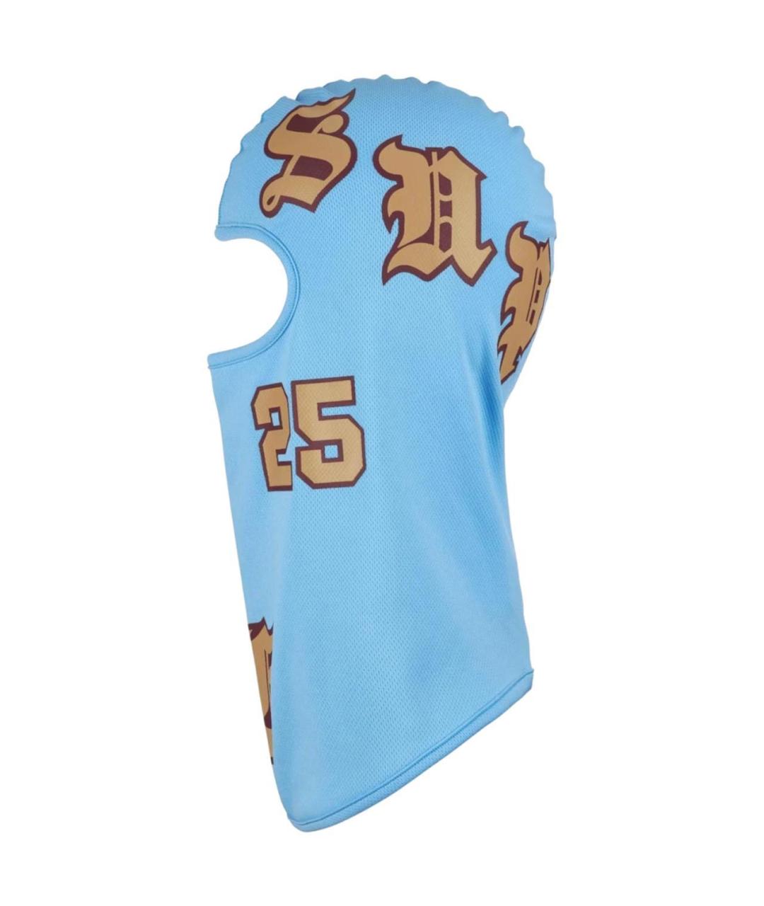 SUPREME Голубая шапка, фото 2