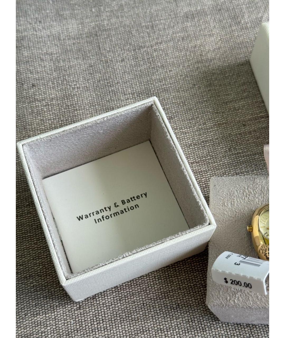 MICHAEL KORS Золотые металлические часы, фото 6