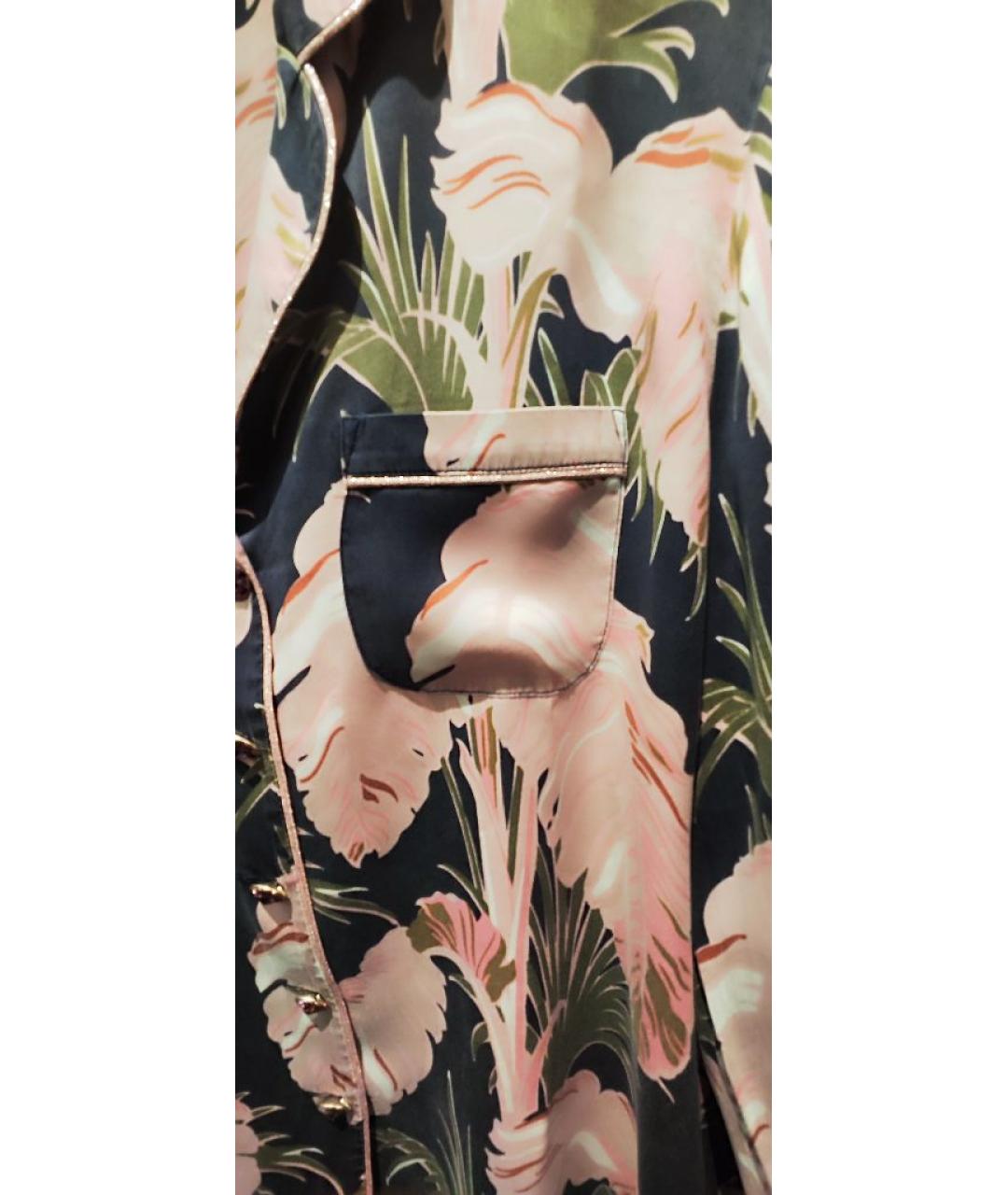 OLIVIA VON HALLE Мульти шелковая пижама, фото 5