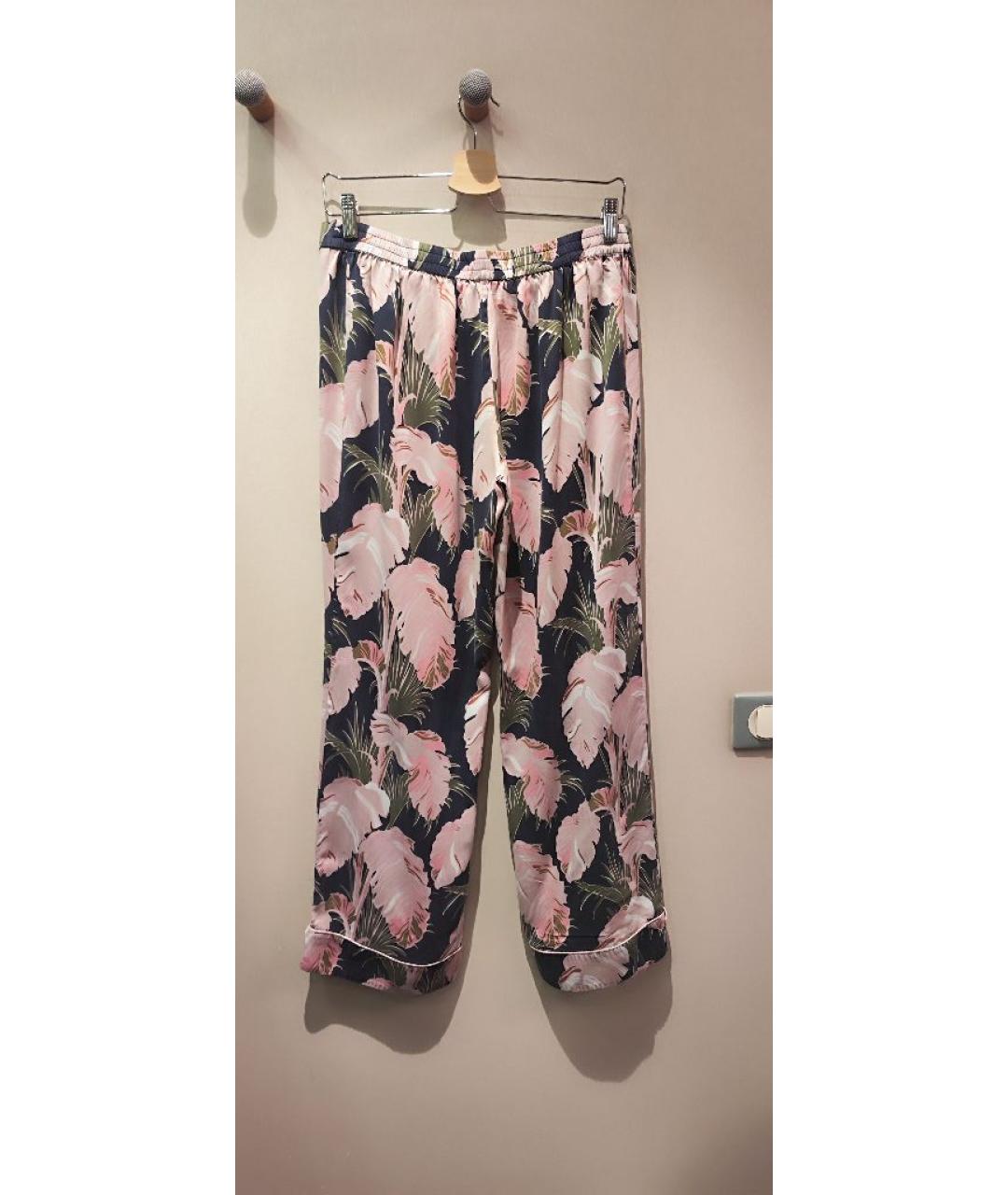 OLIVIA VON HALLE Мульти шелковая пижама, фото 2