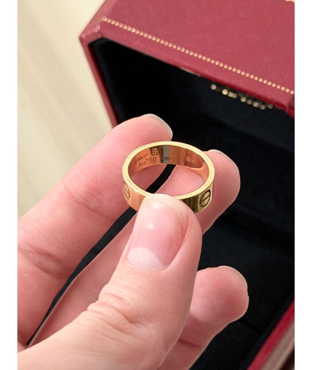 CARTIER Желтое кольцо из желтого золота, фото 4