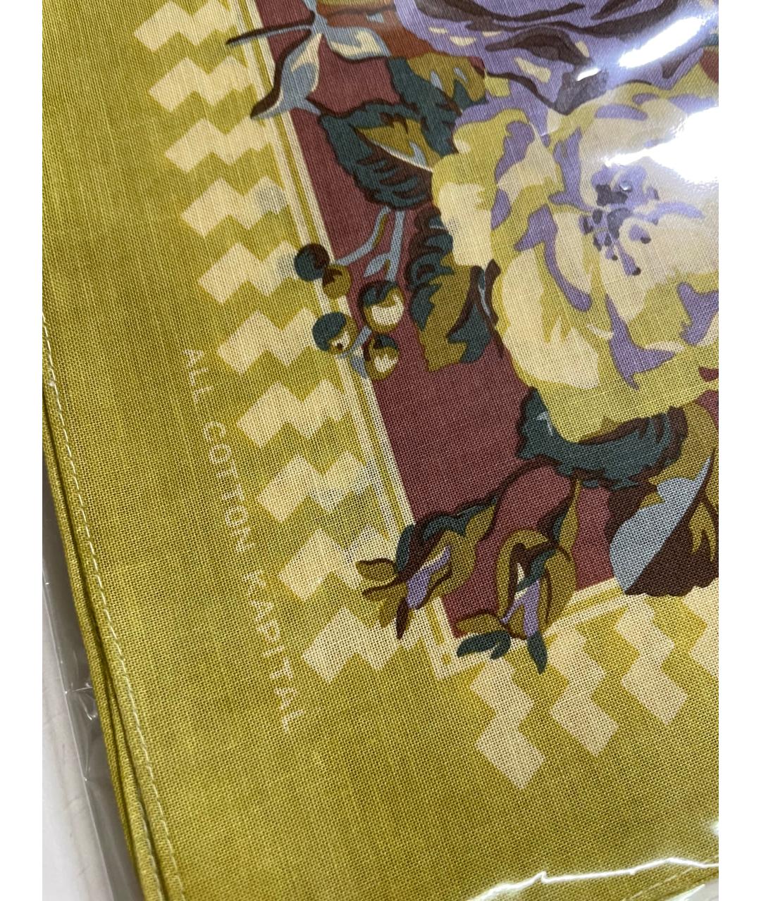 Kapital Желтый хлопковый платок, фото 2