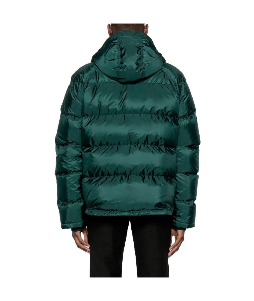 PRADA Зеленый полиамидовый пуховик, фото 3