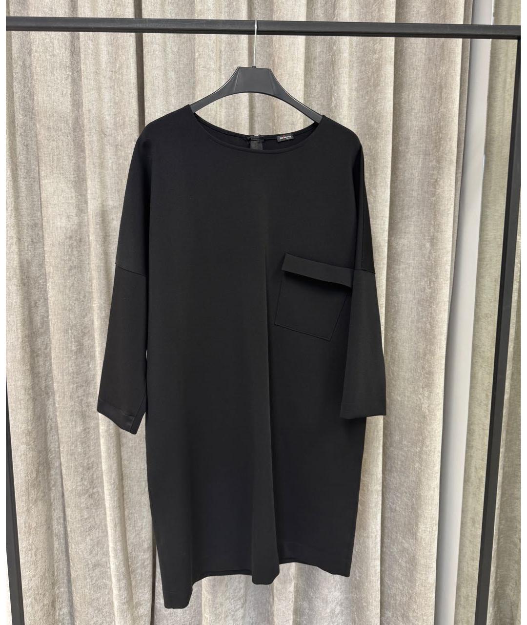 KITON Черное повседневное платье, фото 5