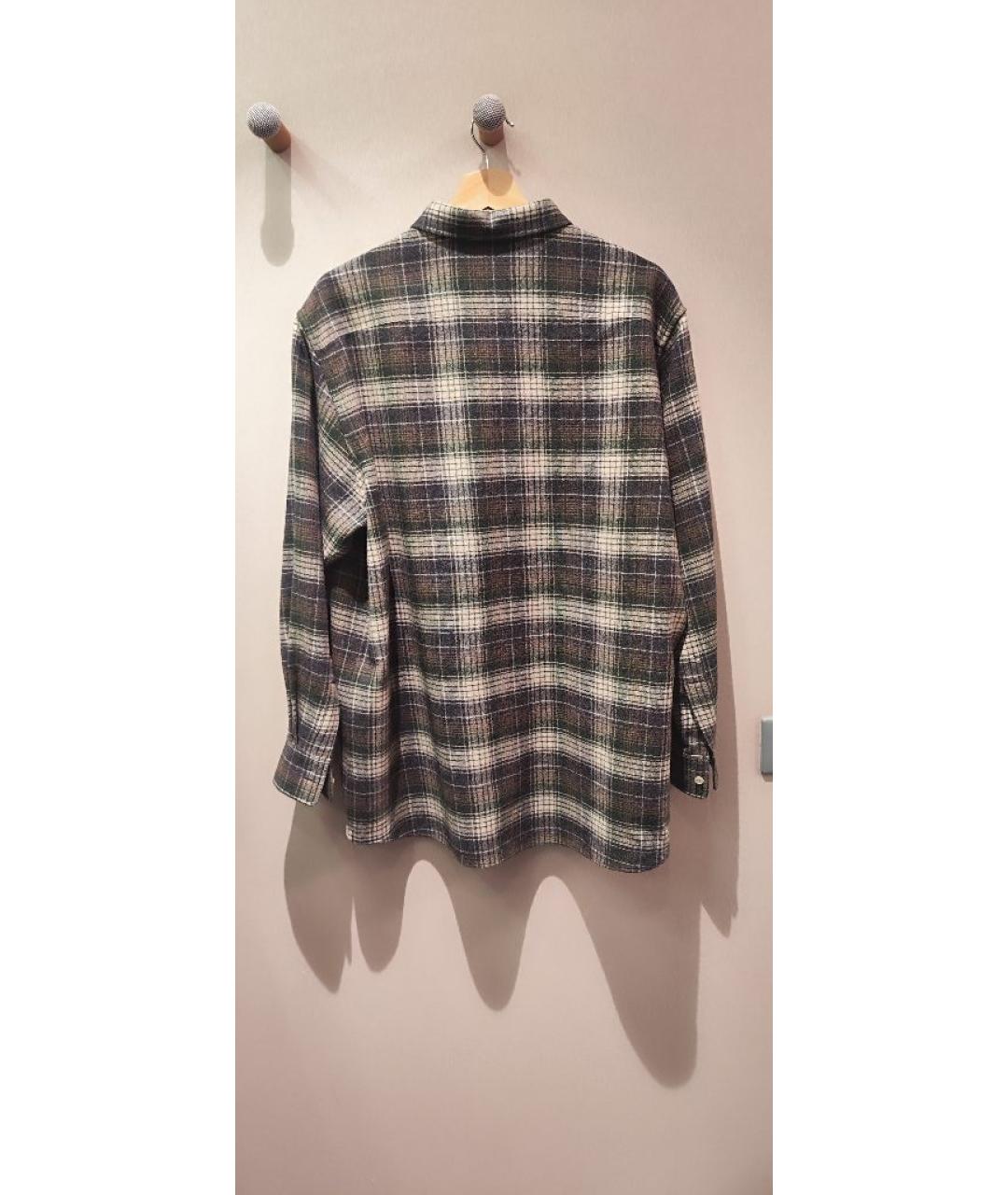 CELINE Мульти шерстяная рубашка, фото 2