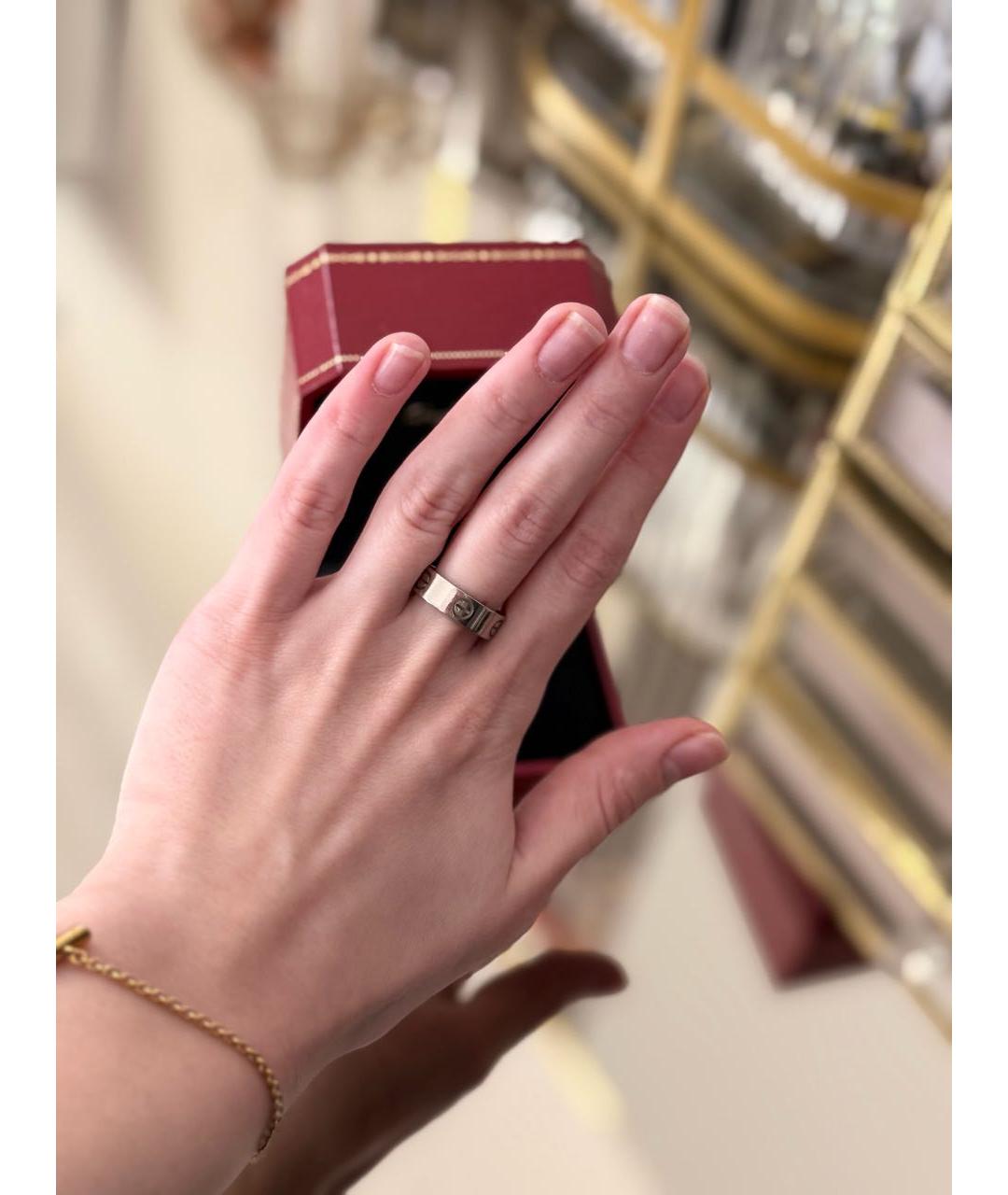 CARTIER Серебряное кольцо из белого золота, фото 3