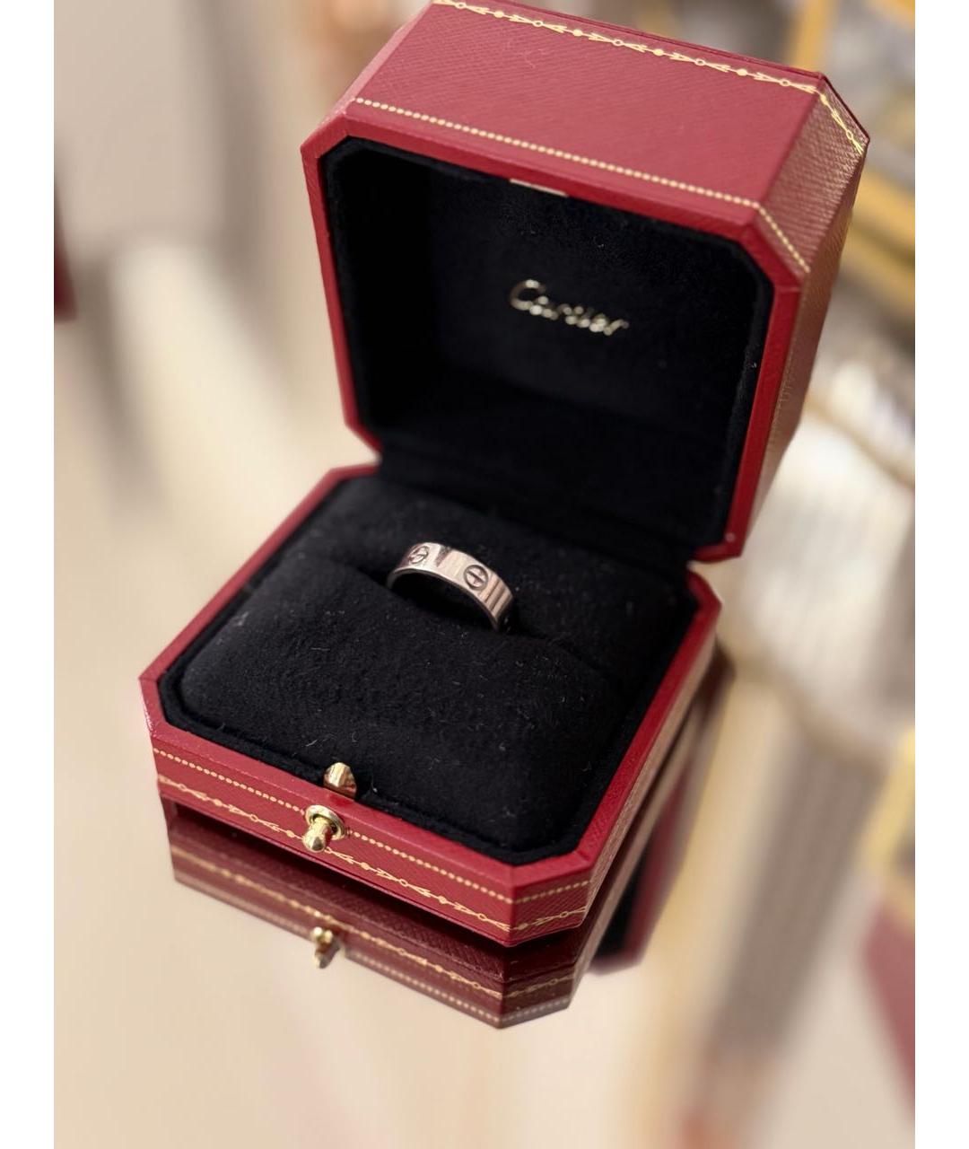 CARTIER Серебряное кольцо из белого золота, фото 2