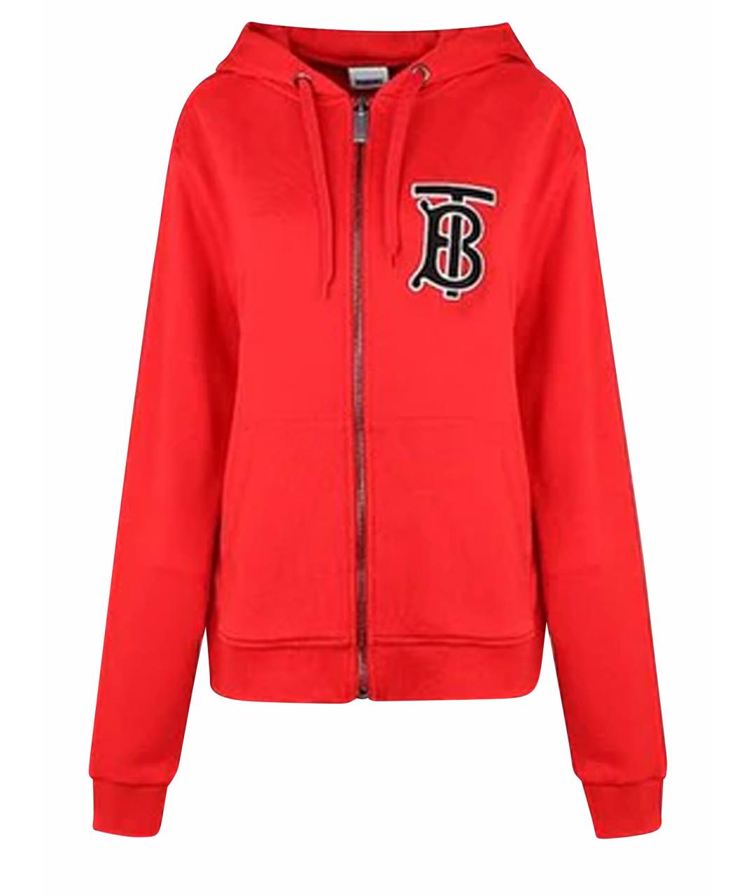 BURBERRY Красный хлопко-эластановый костюм с брюками, фото 1