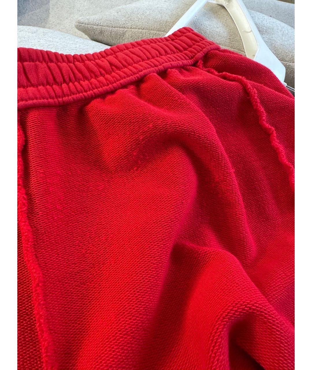BURBERRY Красный хлопко-эластановый костюм с брюками, фото 6