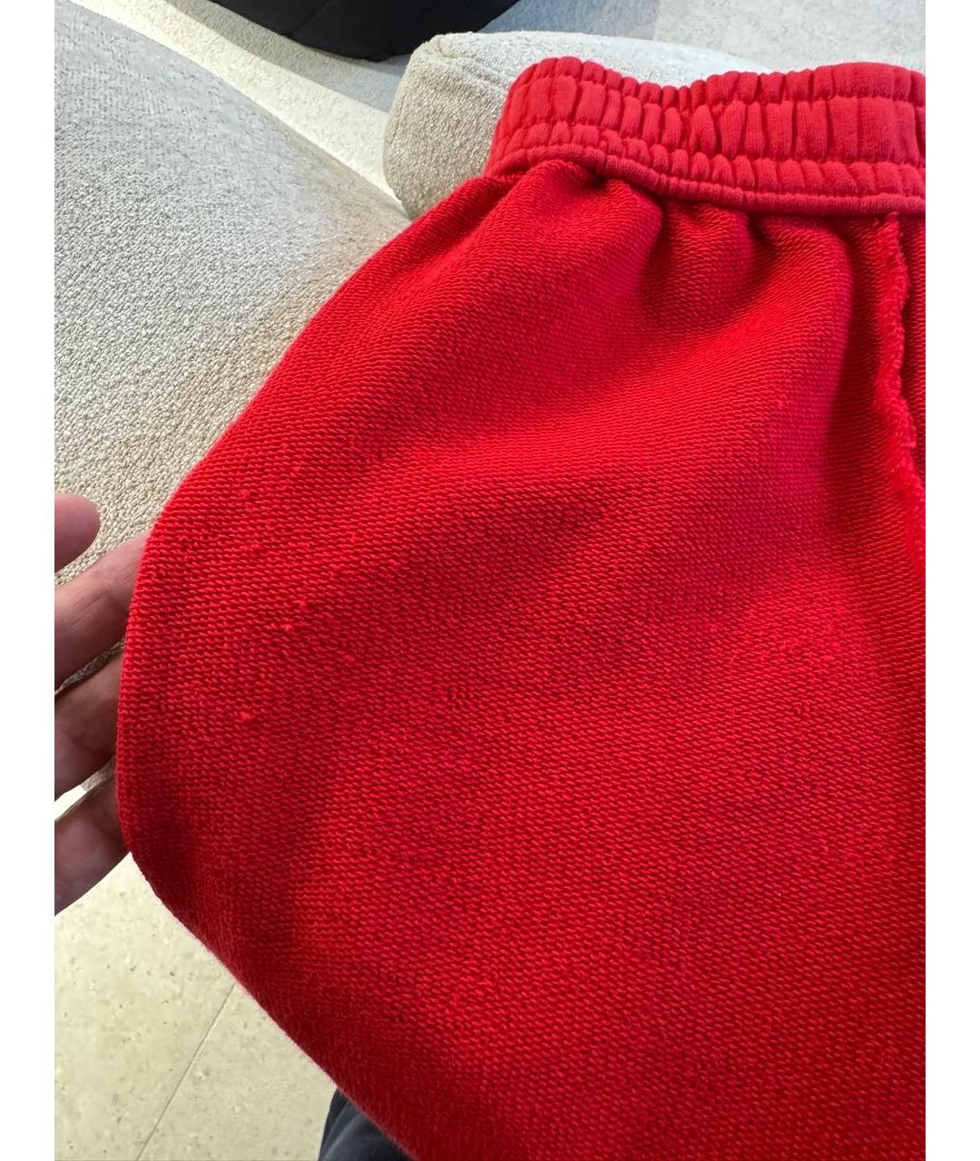 BURBERRY Красный хлопко-эластановый костюм с брюками, фото 5
