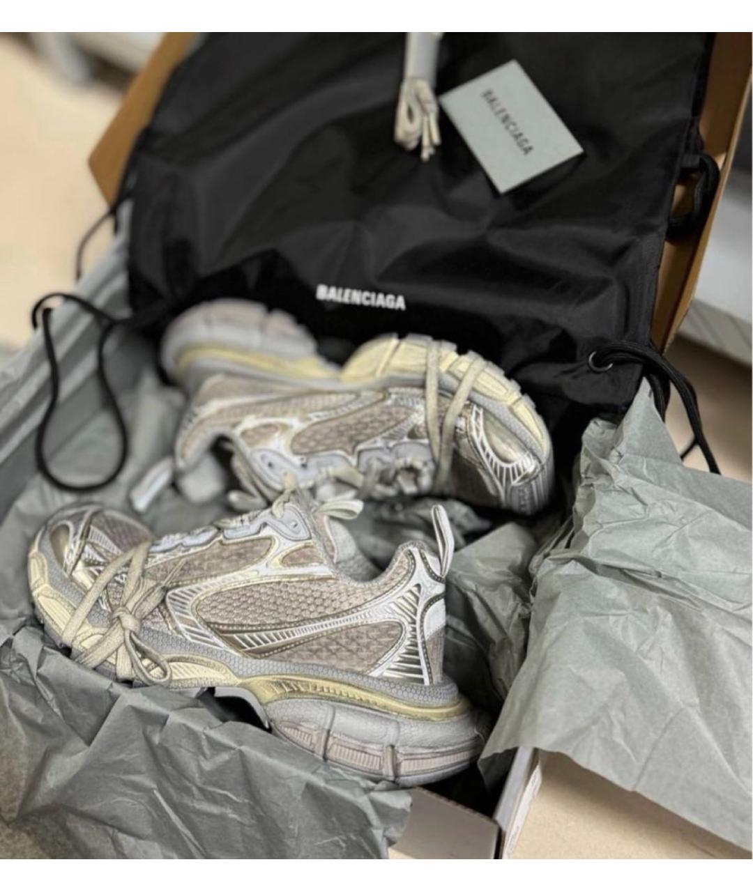 BALENCIAGA Серые кроссовки, фото 4