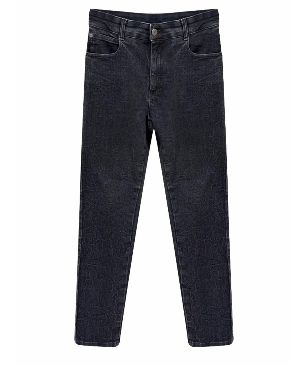 STELLA MCCARTNEY Антрацитовые хлопковые джинсы слим, фото 1