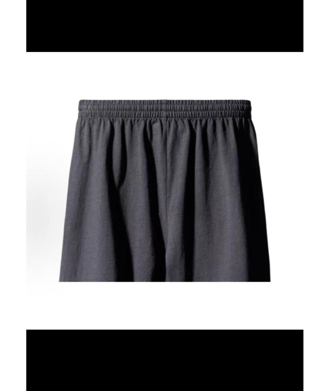 YEEZY Серые хлопковые спортивные брюки и шорты, фото 4