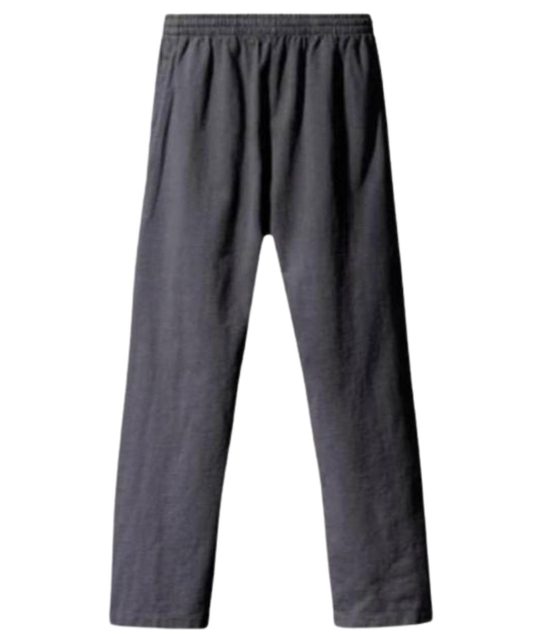 YEEZY Серые хлопковые спортивные брюки и шорты, фото 1