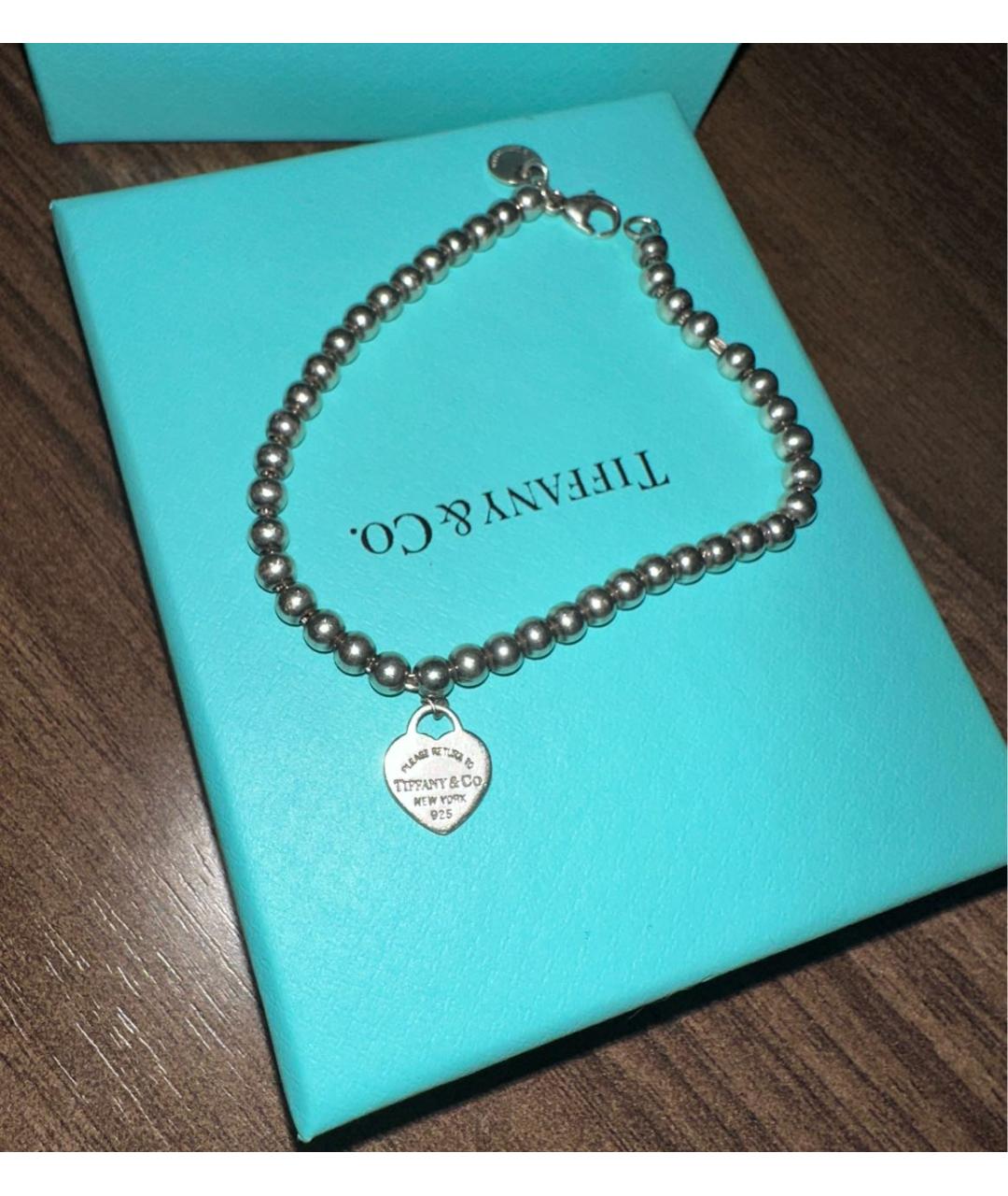 TIFFANY&CO Серебрянный серебряный браслет, фото 3
