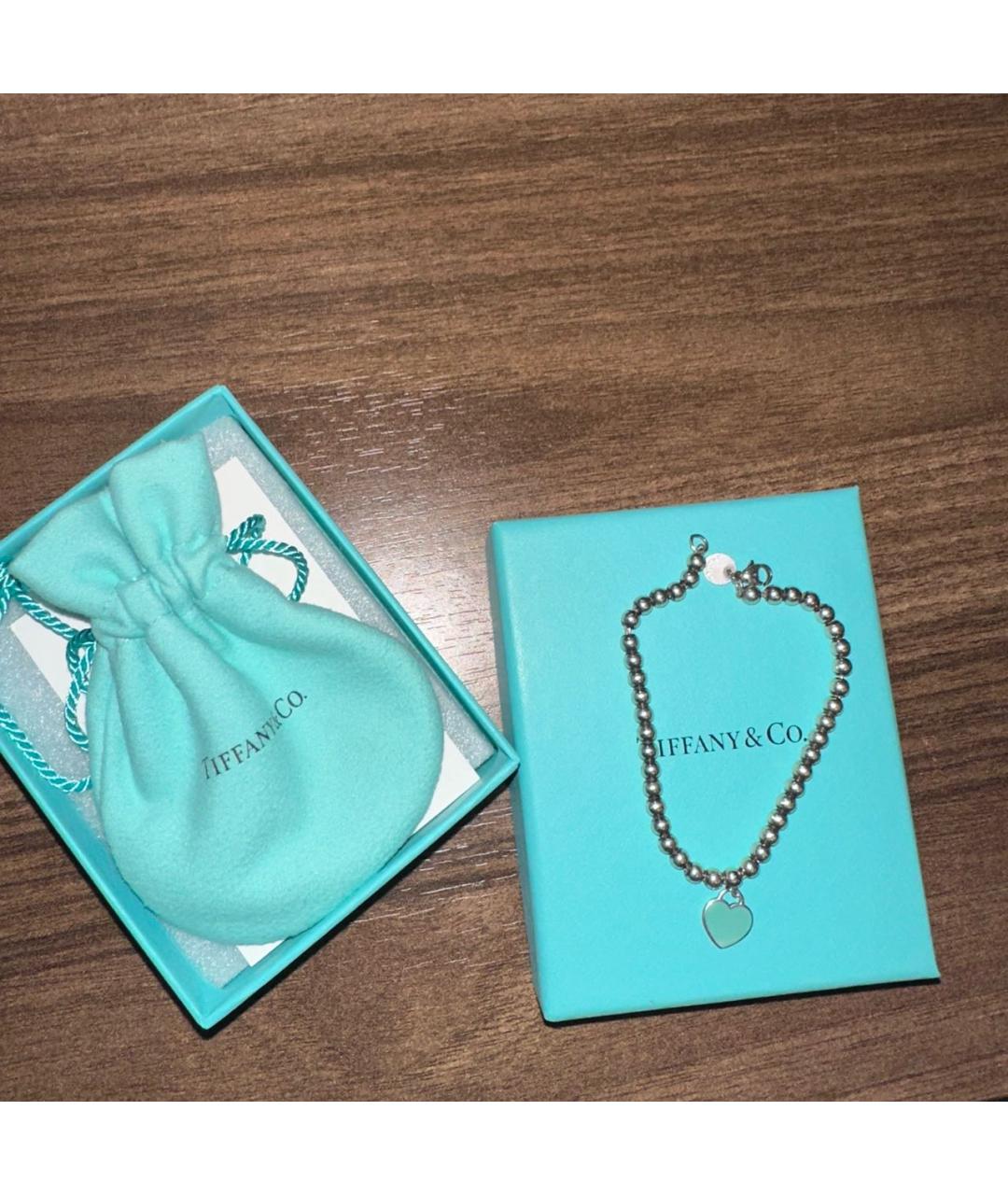 TIFFANY&CO Серебрянный серебряный браслет, фото 4