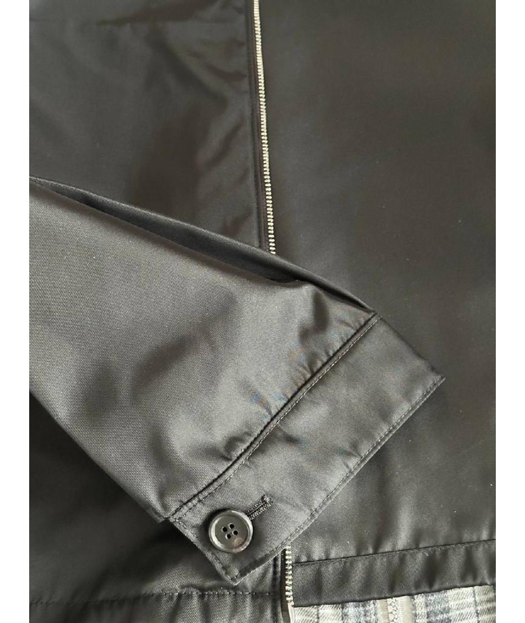 PRADA Черная синтетическая куртка, фото 6