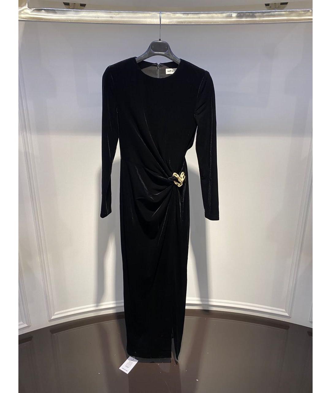 SELF-PORTRAIT Черное вечернее платье, фото 3