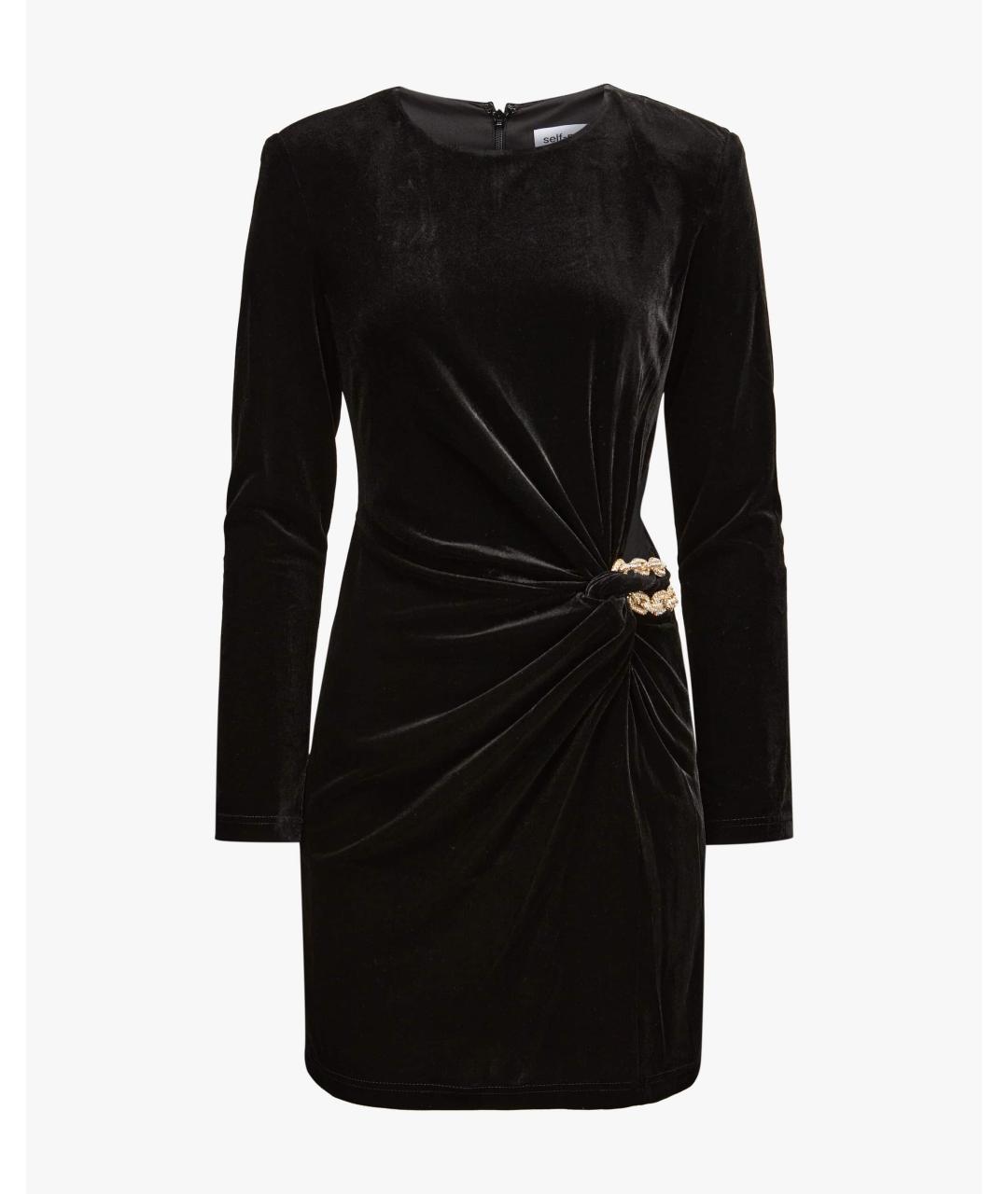 SELF-PORTRAIT Черное вечернее платье, фото 4