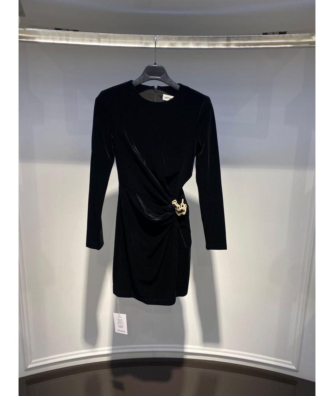 SELF-PORTRAIT Черное вечернее платье, фото 3