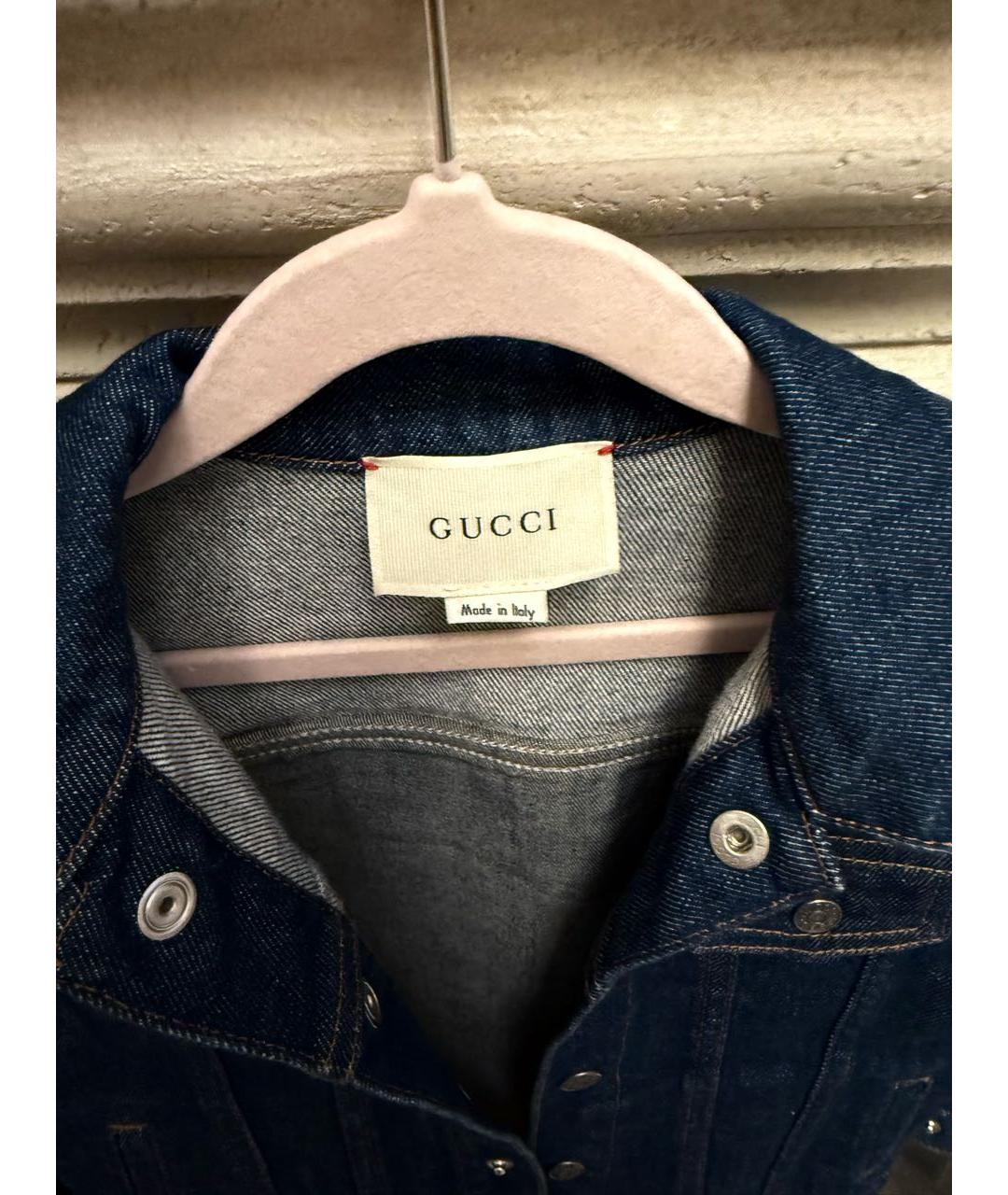 GUCCI KIDS Синий деним жакет / жилет, фото 3