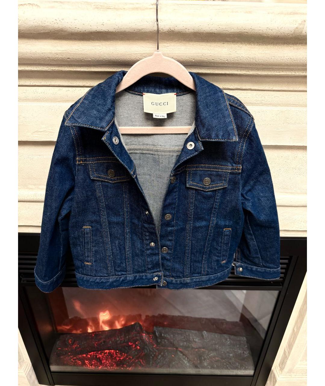 GUCCI KIDS Синий деним жакет / жилет, фото 7