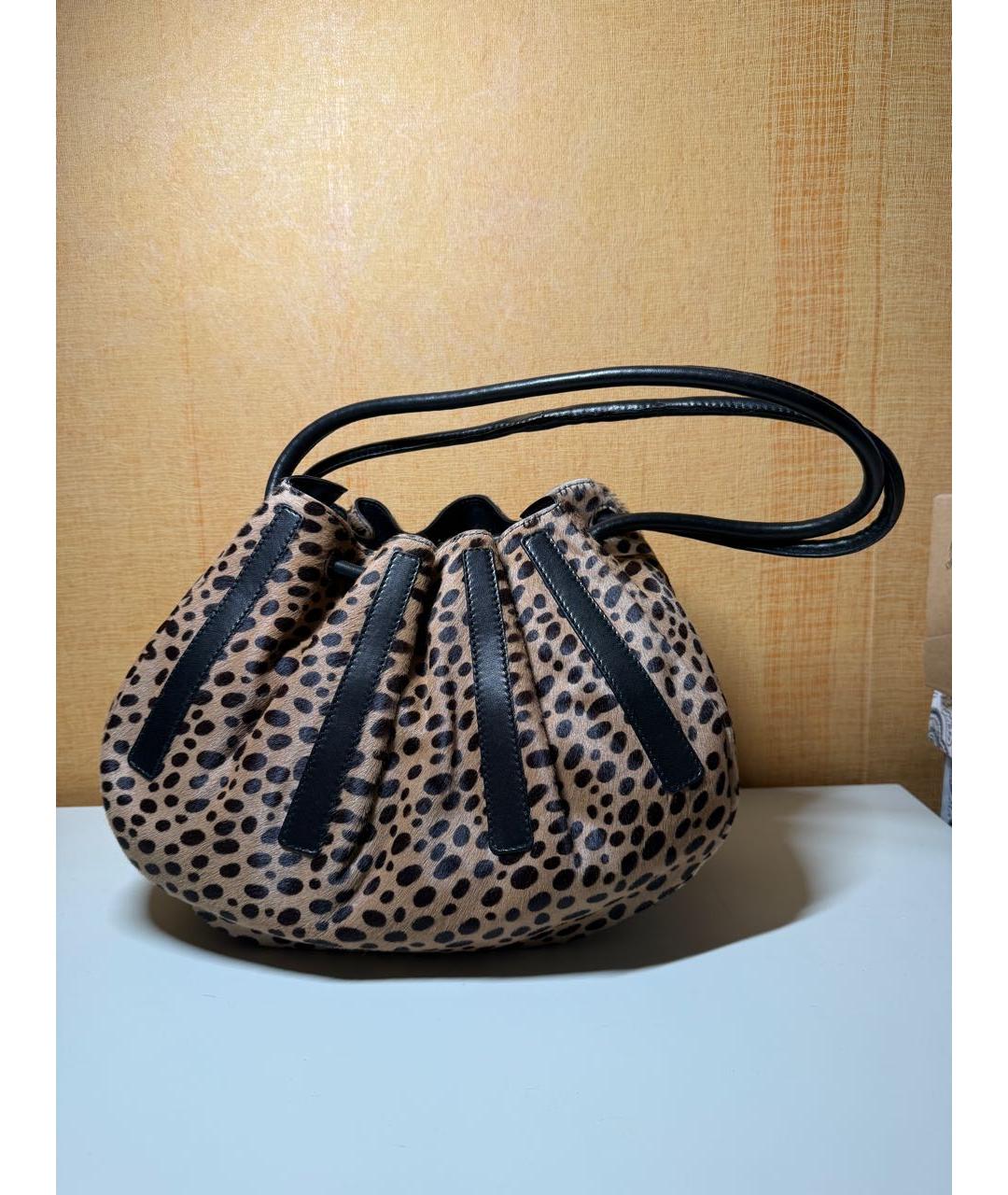 SERGIO ROSSI Мульти меховая сумка тоут, фото 3