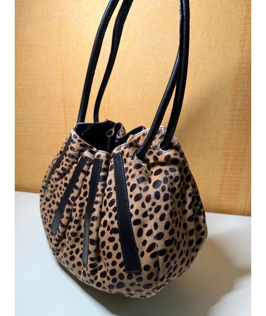 SERGIO ROSSI Мульти меховая сумка тоут, фото 2