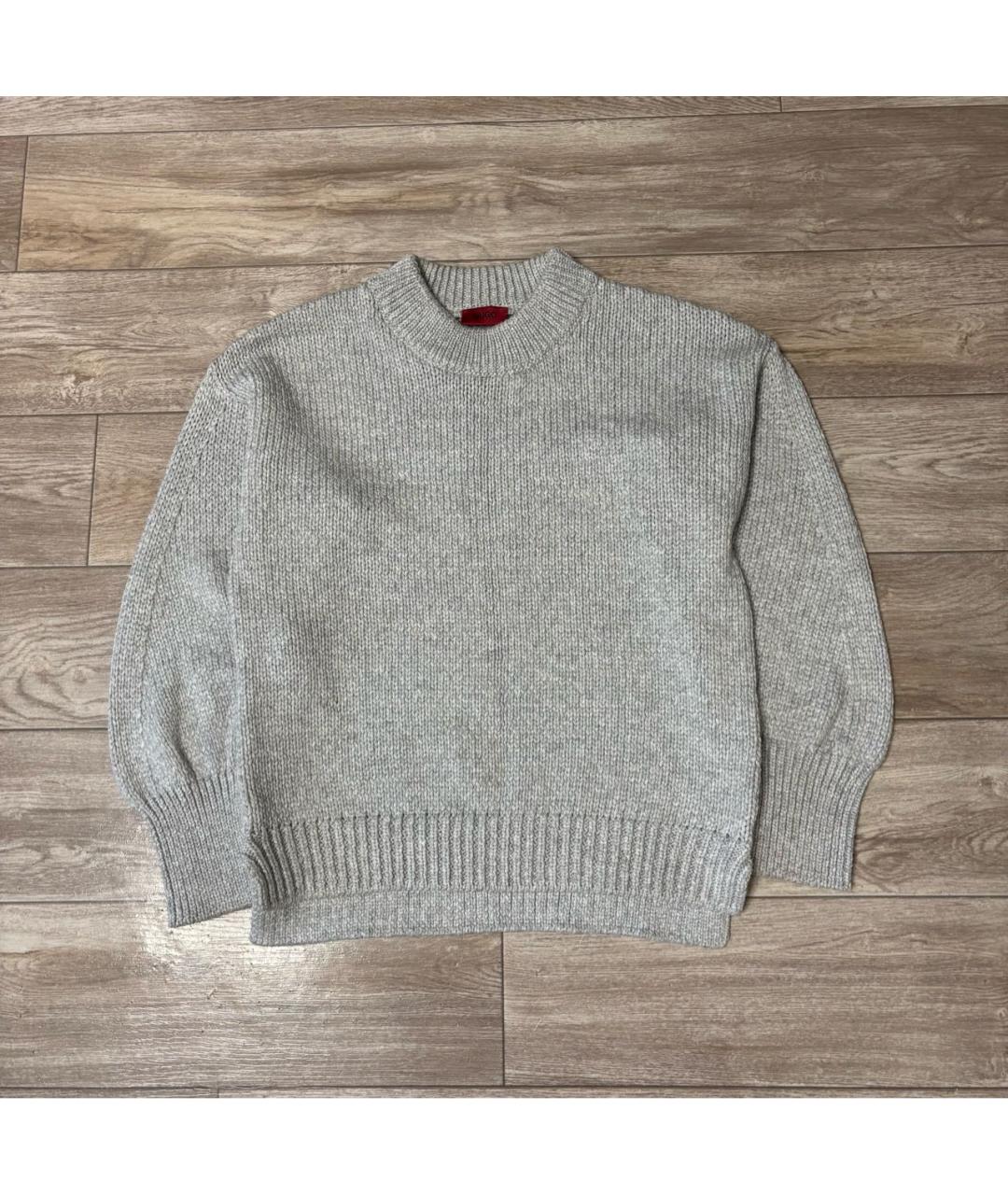 HUGO BOSS Синий хлопковый джемпер / свитер, фото 6