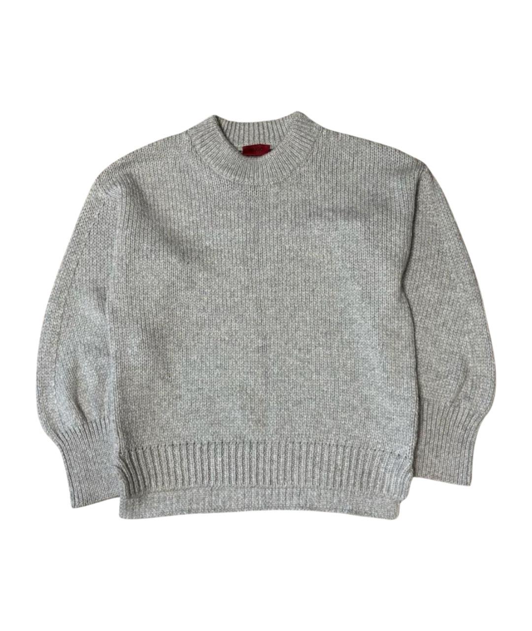 HUGO BOSS Синий хлопковый джемпер / свитер, фото 1