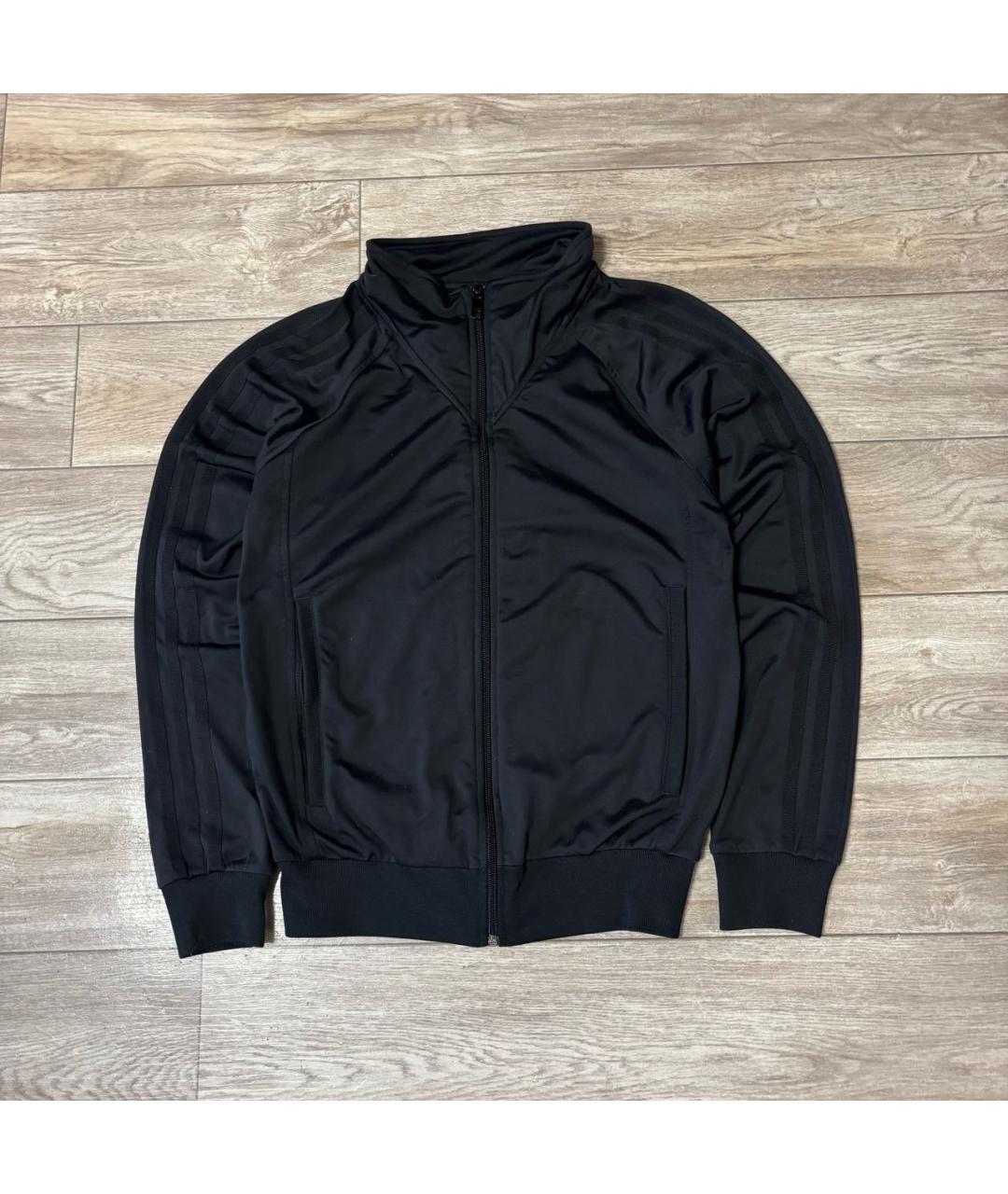 ADIDAS Черная полиэстеровая спортивная куртка, фото 8