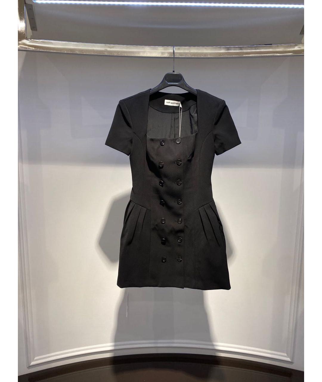 SELF-PORTRAIT Черное платье, фото 3