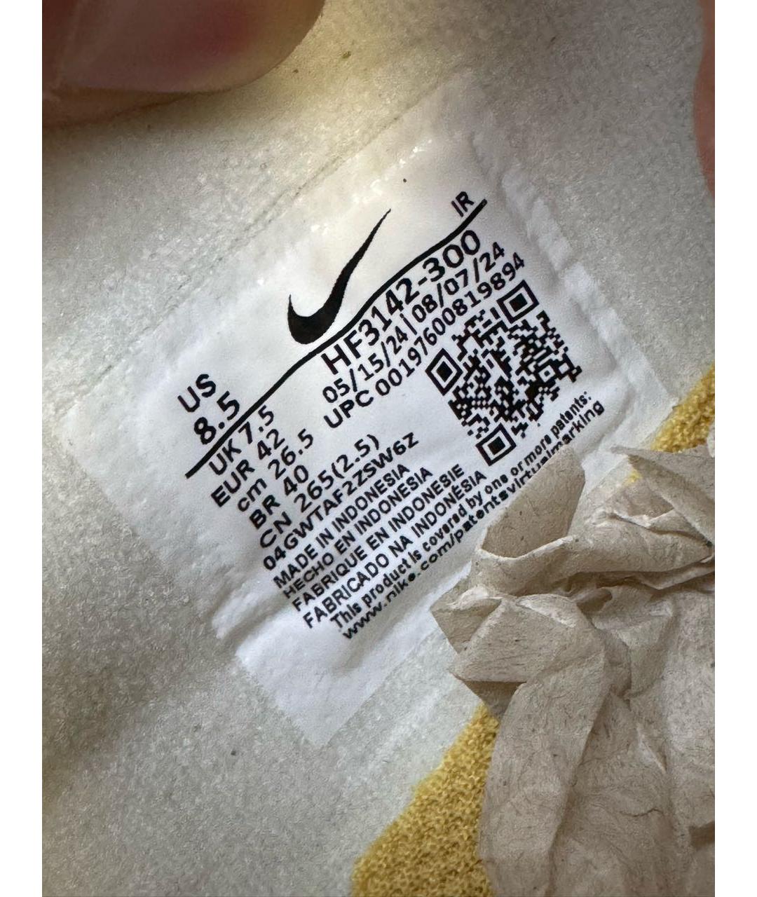 NIKE Зеленые замшевые низкие кроссовки / кеды, фото 8