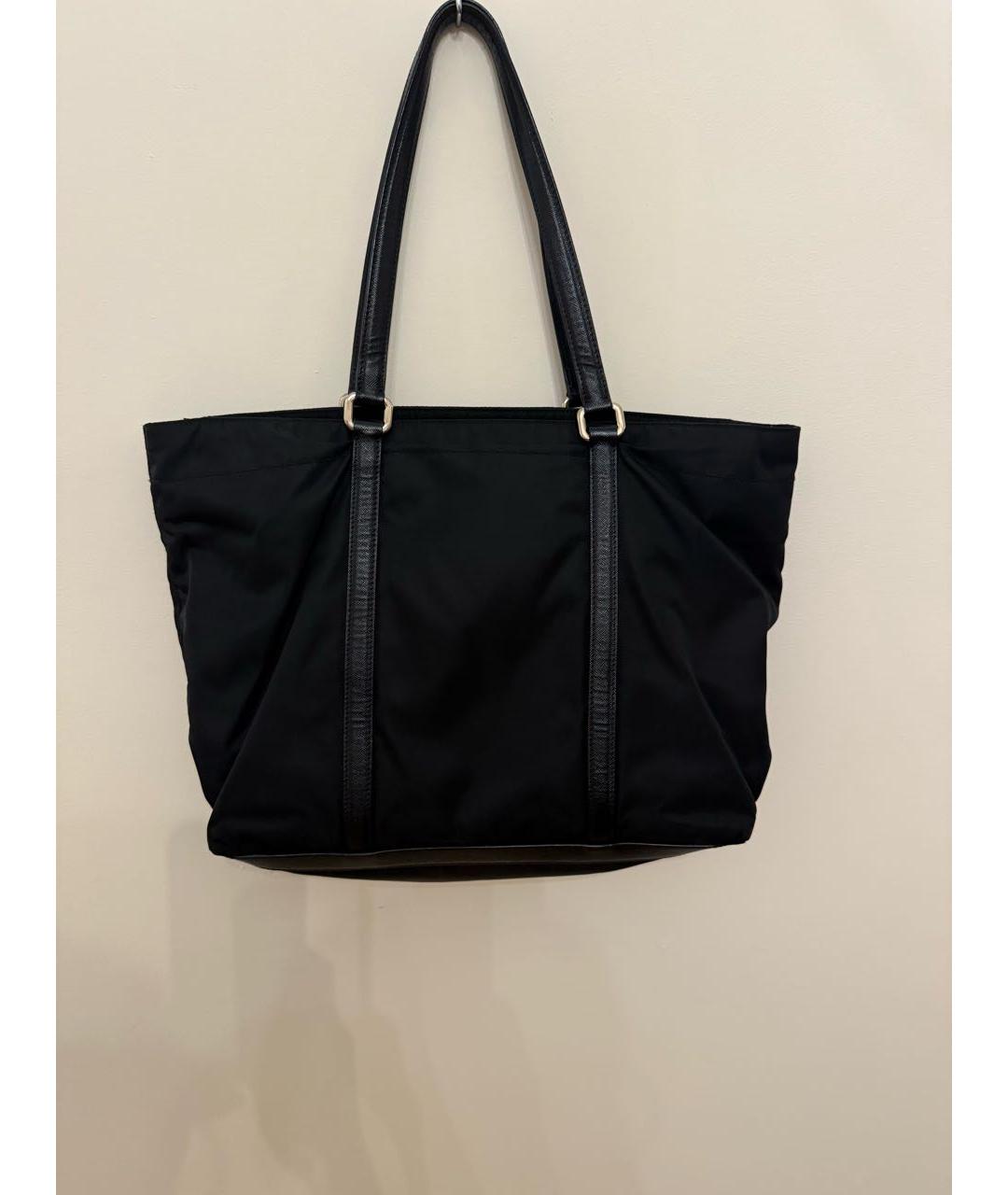 PRADA Черная тканевая сумка через плечо, фото 2