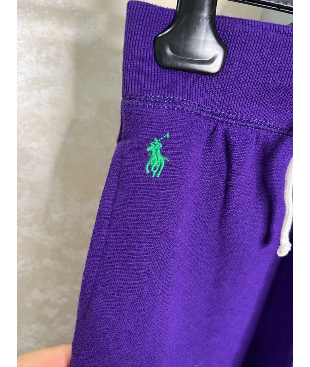 POLO RALPH LAUREN Фиолетовые хлопковые брюки и шорты, фото 2