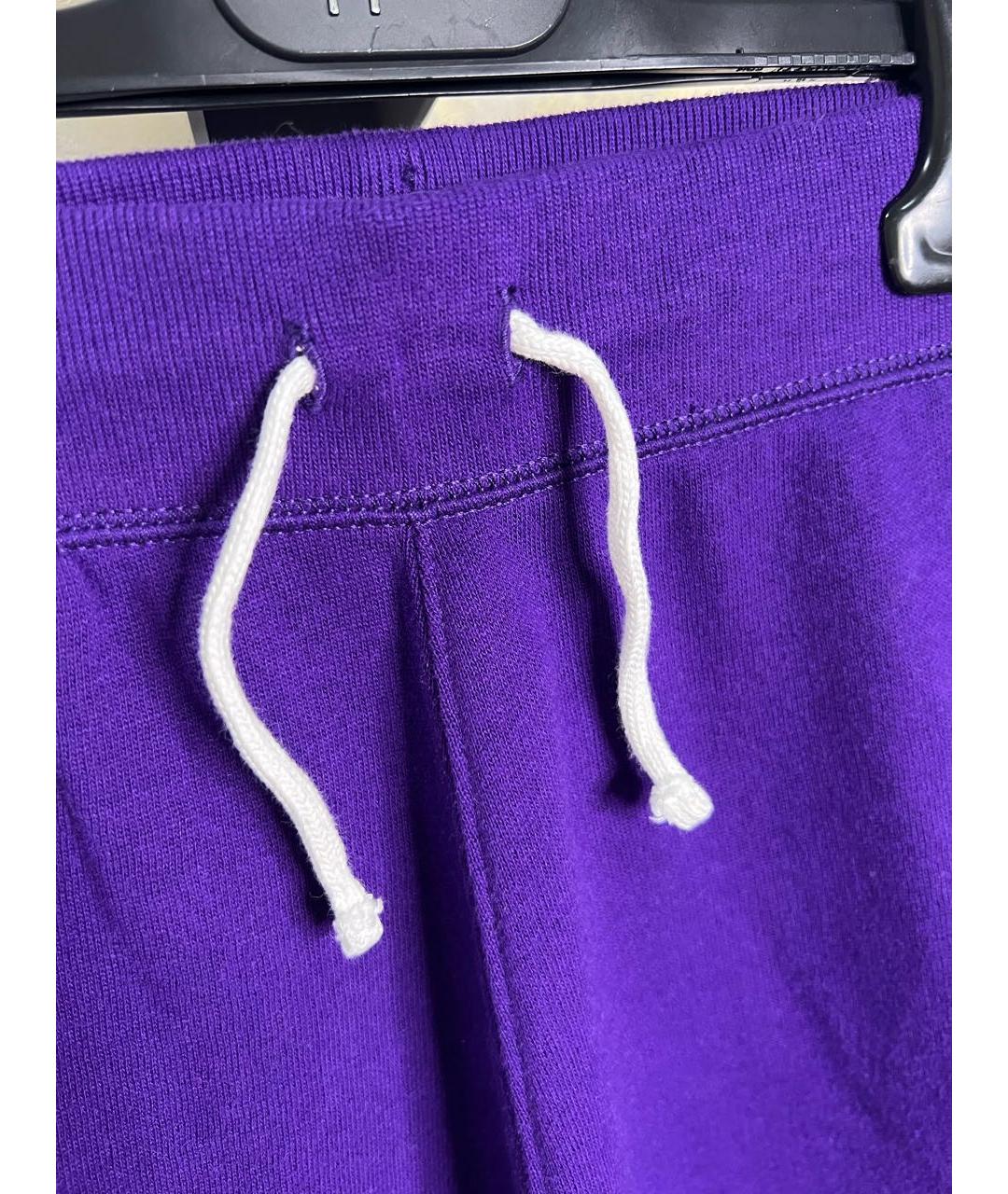 POLO RALPH LAUREN Фиолетовые хлопковые брюки и шорты, фото 3