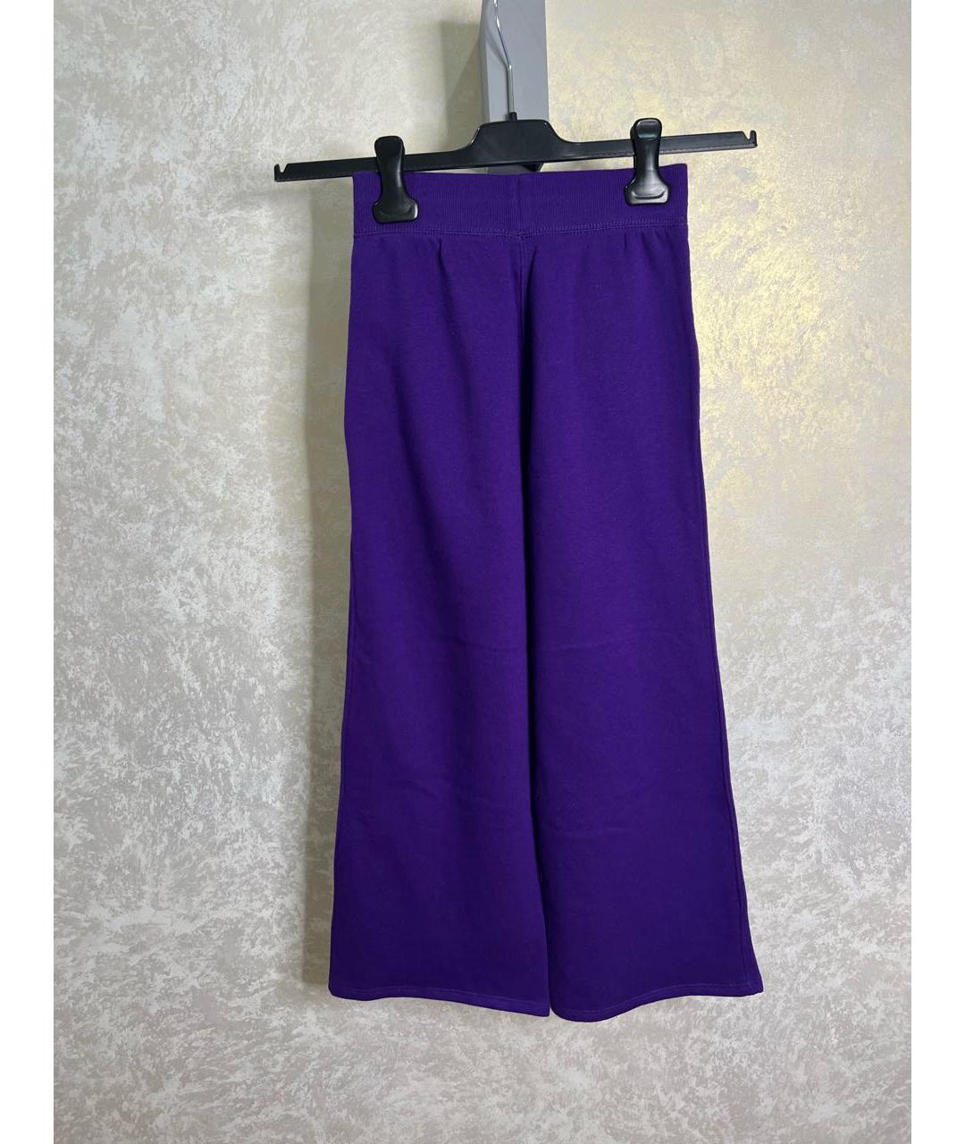 POLO RALPH LAUREN Фиолетовые хлопковые брюки и шорты, фото 5