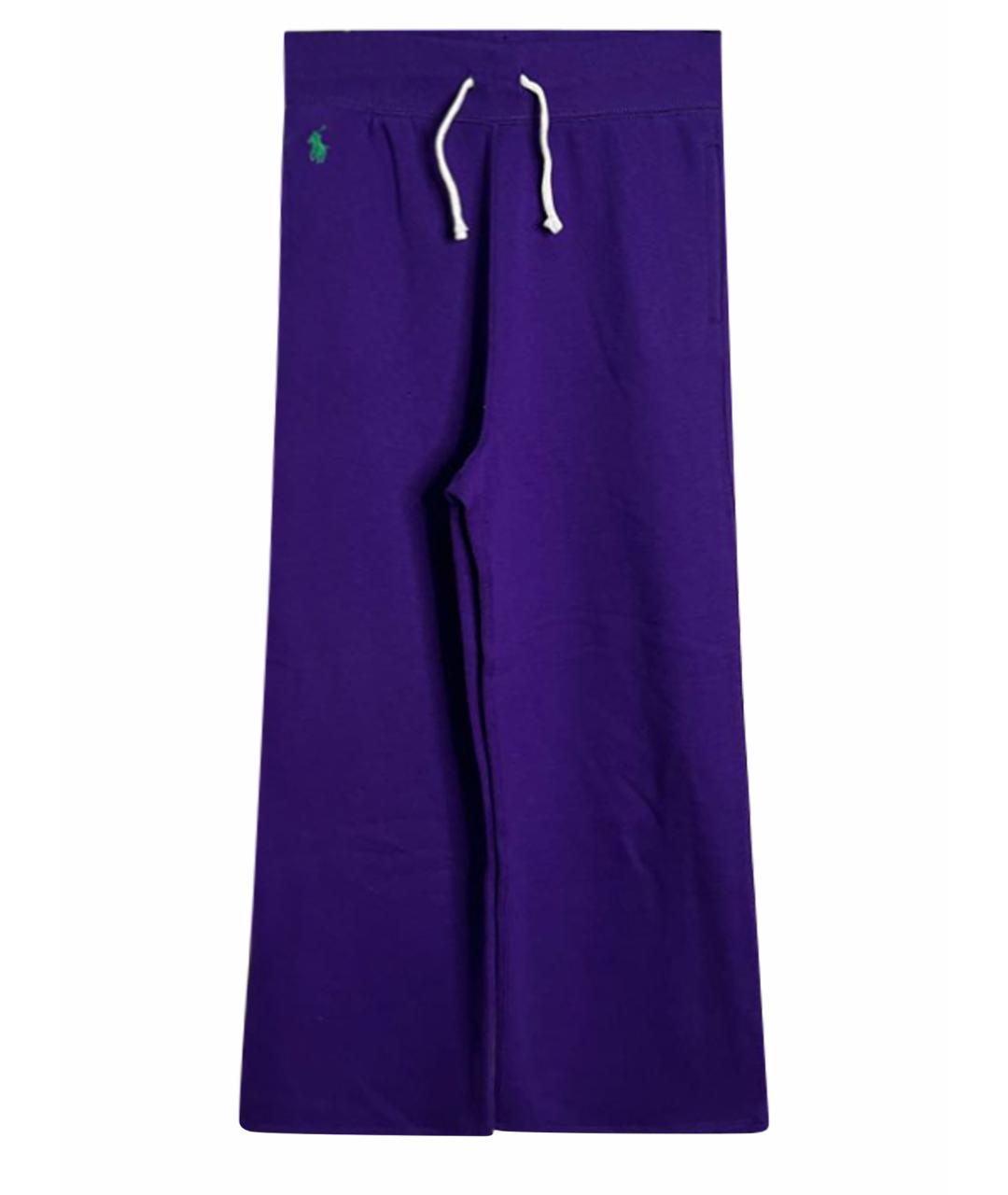 POLO RALPH LAUREN Фиолетовые хлопковые брюки и шорты, фото 1