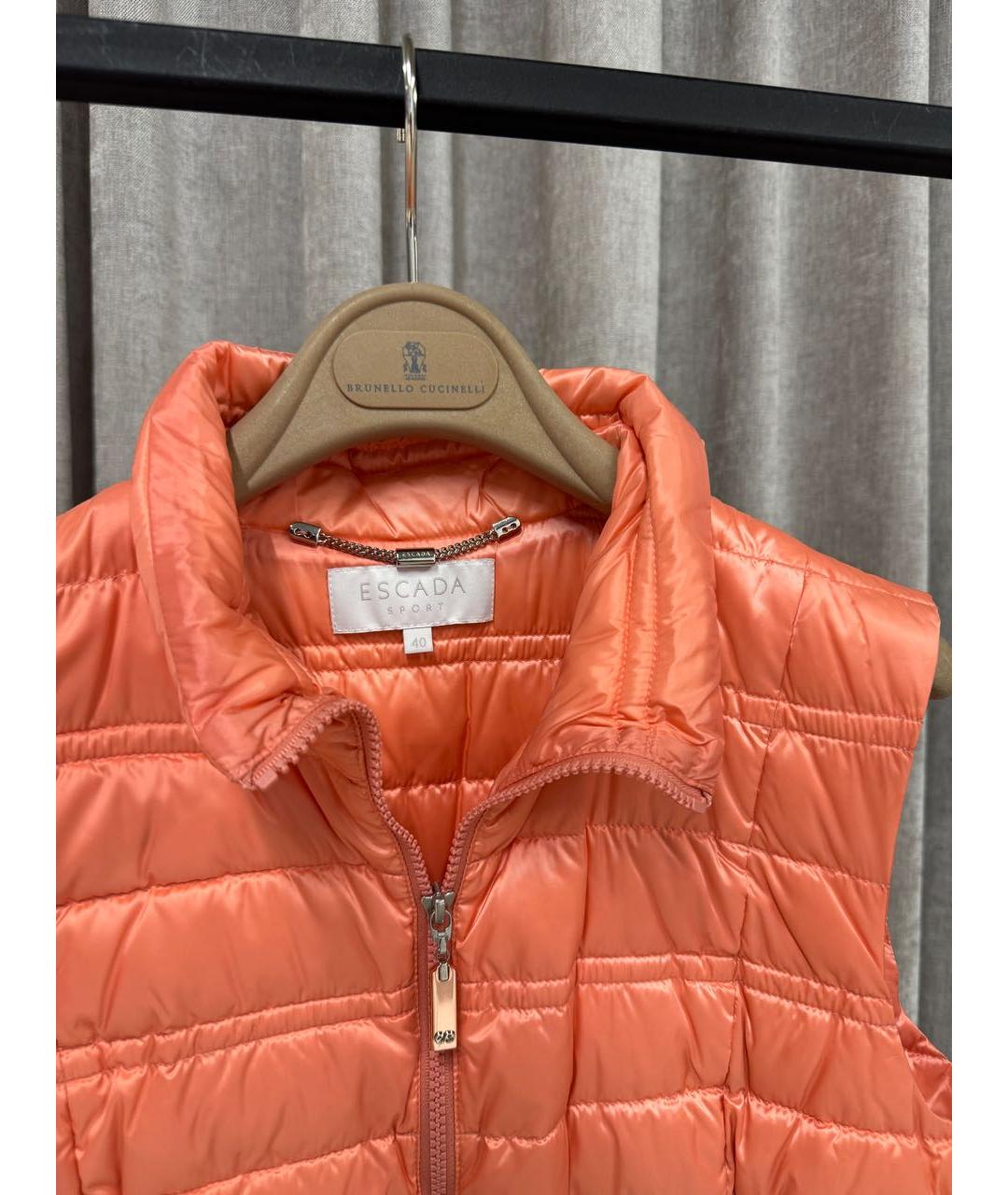 ESCADA Коралловый полиамидовый жилет, фото 3