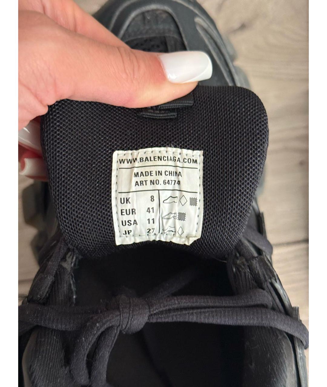 BALENCIAGA Черные кроссовки, фото 7