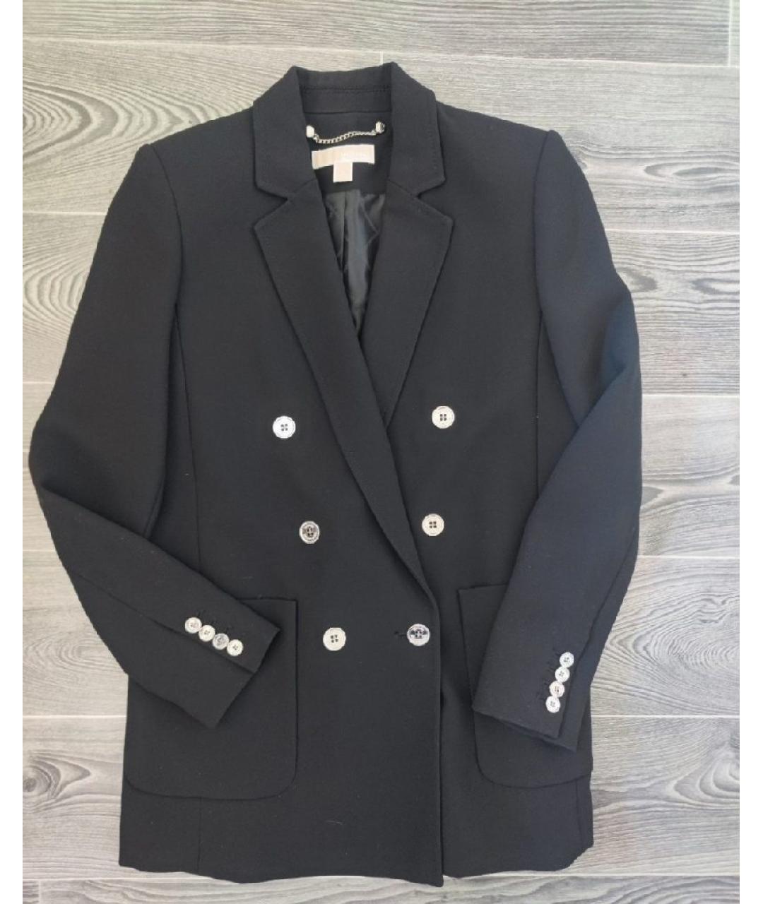 MICHAEL KORS Черный полиэстеровый жакет/пиджак, фото 2