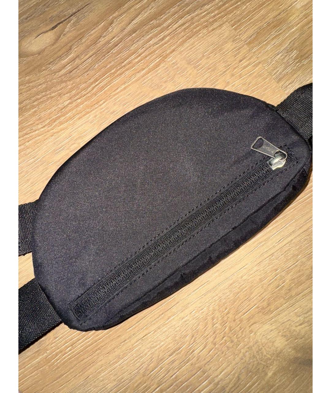 DIESEL Черная синтетическая поясная сумка, фото 3