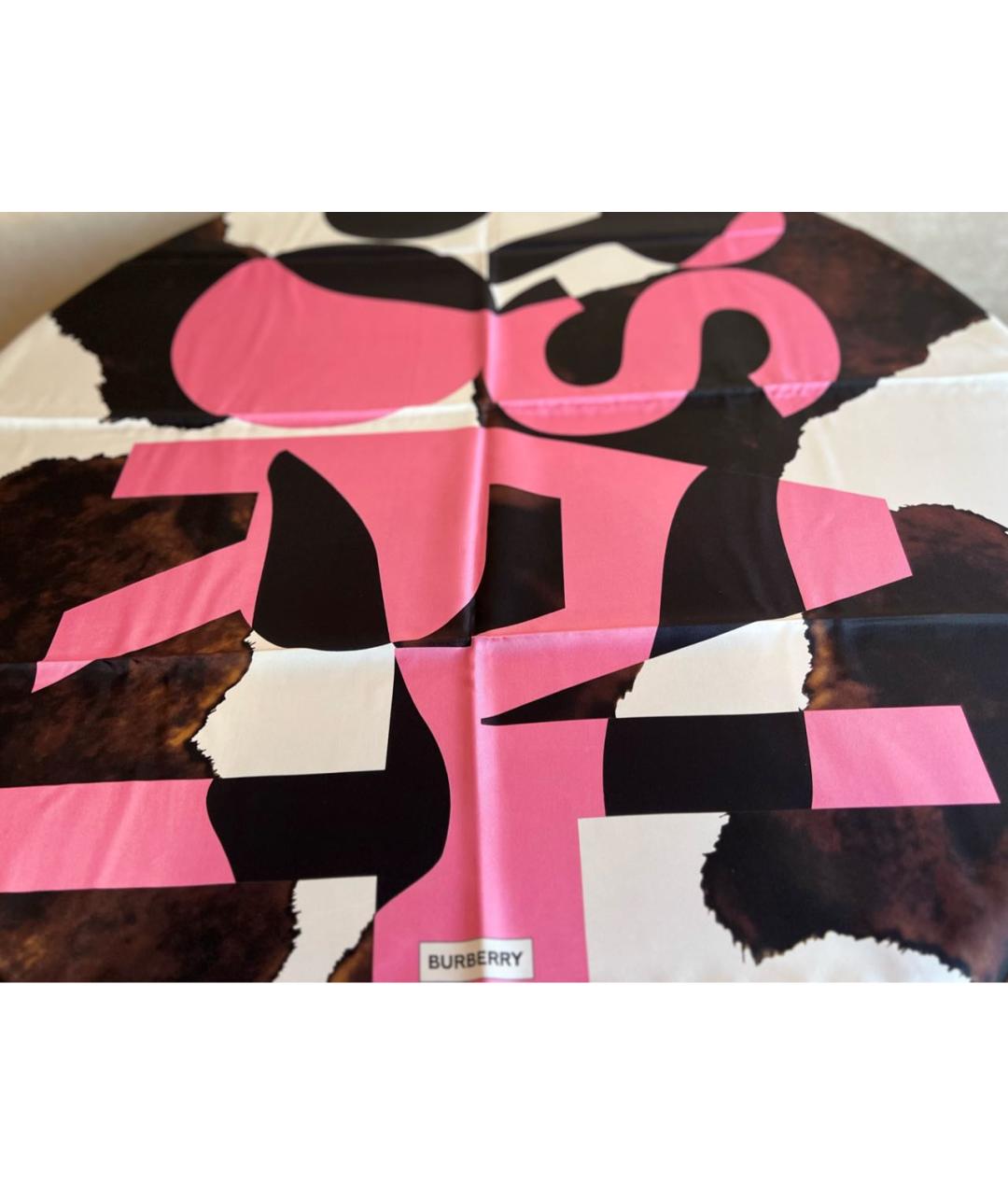 BURBERRY Мульти шелковый платок, фото 9