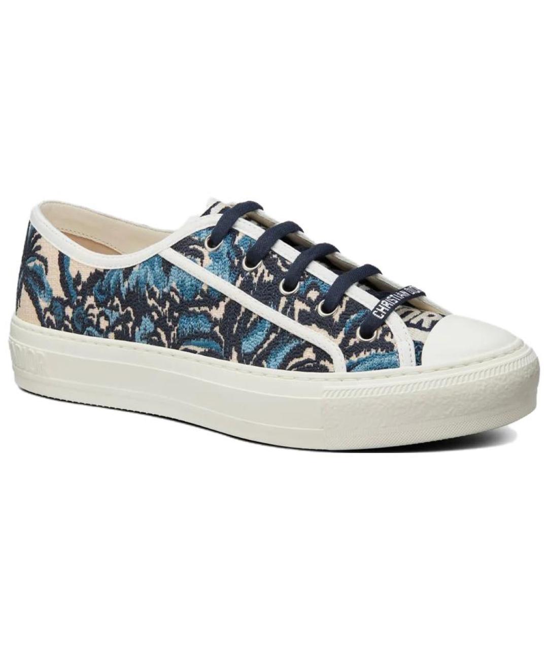 CHRISTIAN DIOR Синие кеды, фото 3