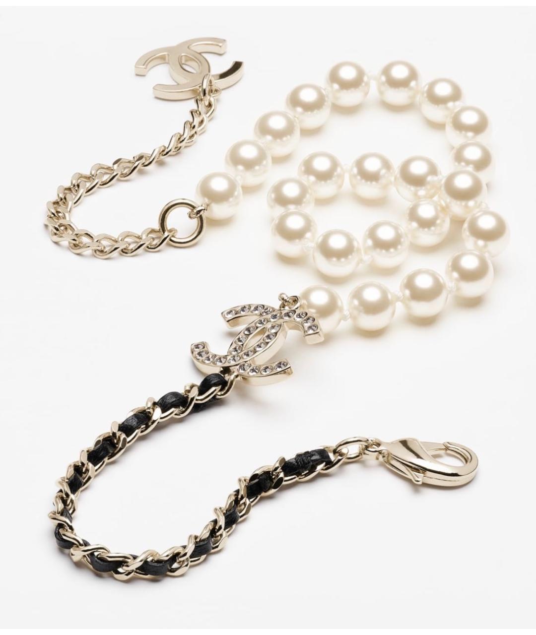 CHANEL Белое колье, фото 2