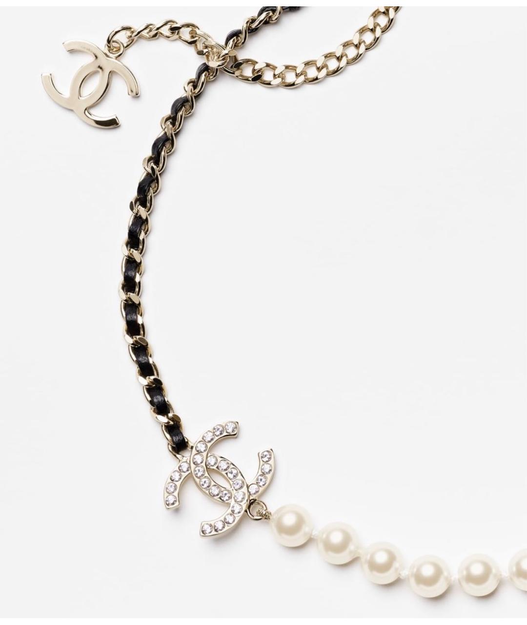 CHANEL Белое колье, фото 3