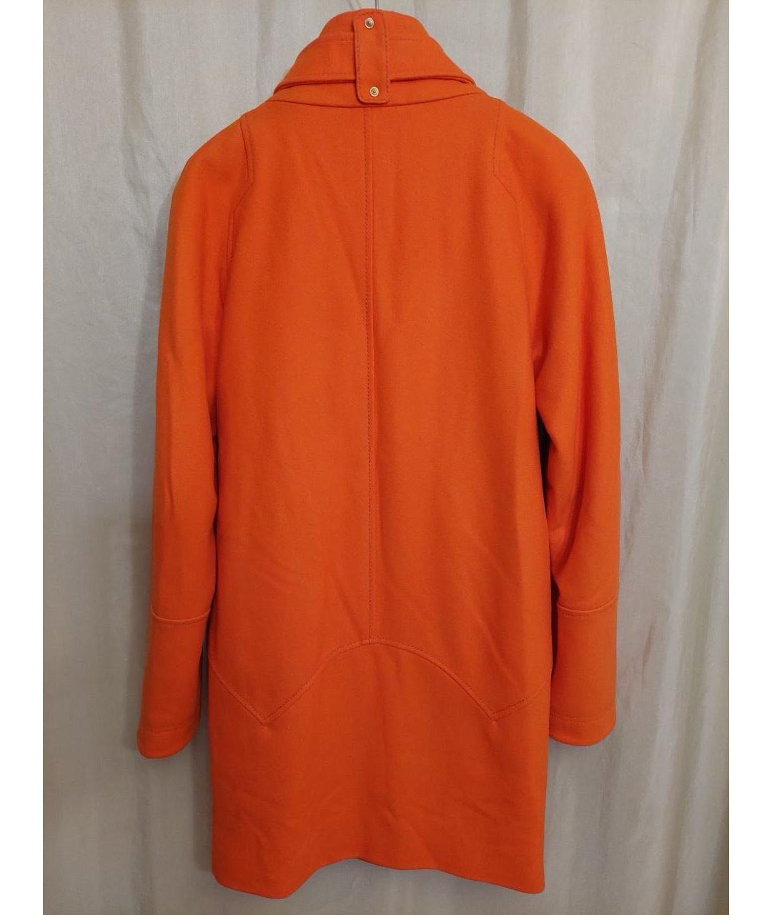 VERSUS VERSACE Оранжевое шерстяное пальто, фото 2