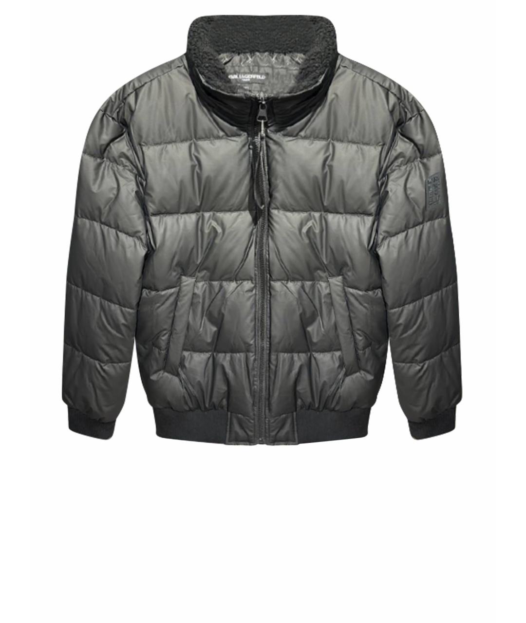KARL LAGERFELD Черная полиэстеровая куртка, фото 1