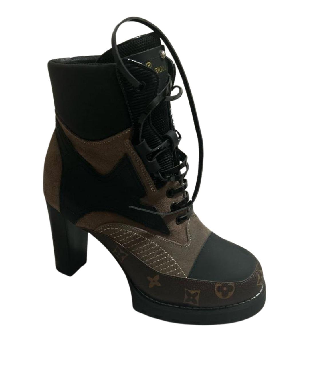 LOUIS VUITTON Мульти кожаные ботильоны, фото 1