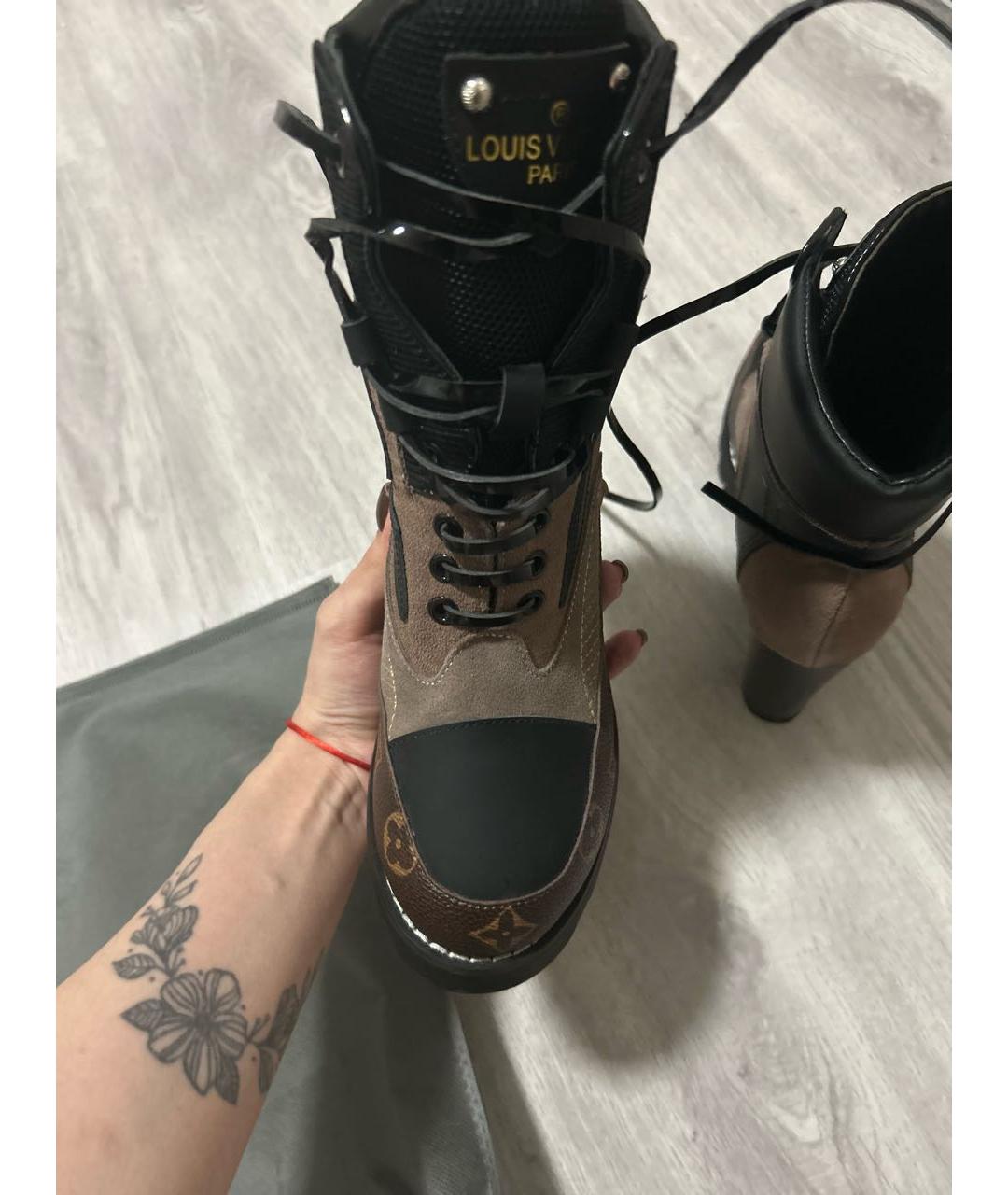 LOUIS VUITTON Мульти кожаные ботильоны, фото 7